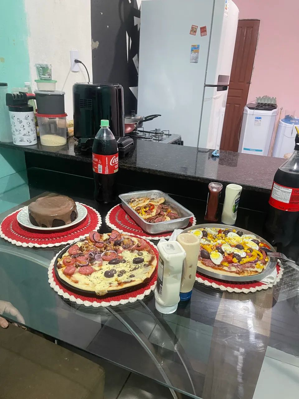 Mesa de vidro tamanho médio - Foto 3