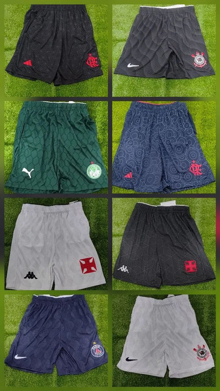 Short futebol adulto