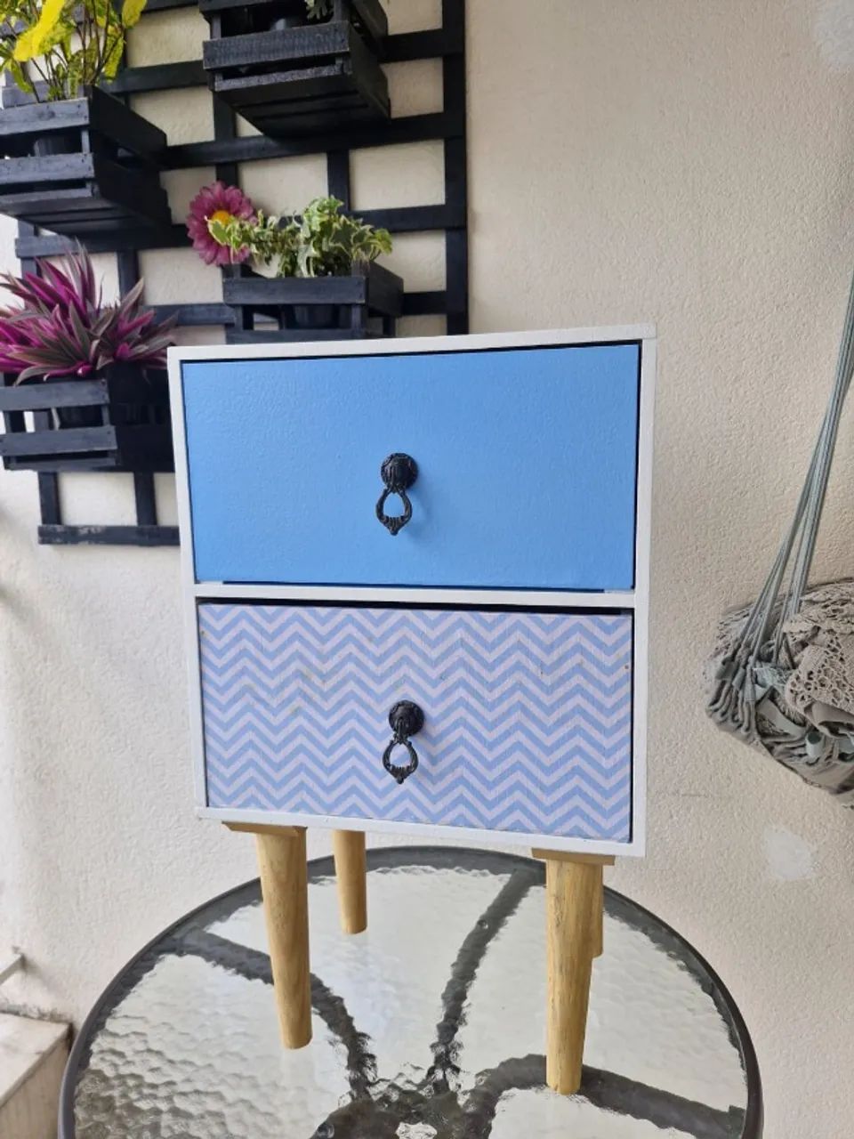 Criado mudo infantil (cômoda Azul)