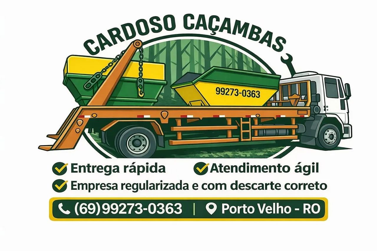 Aluguel de caçambas papa entulhos 