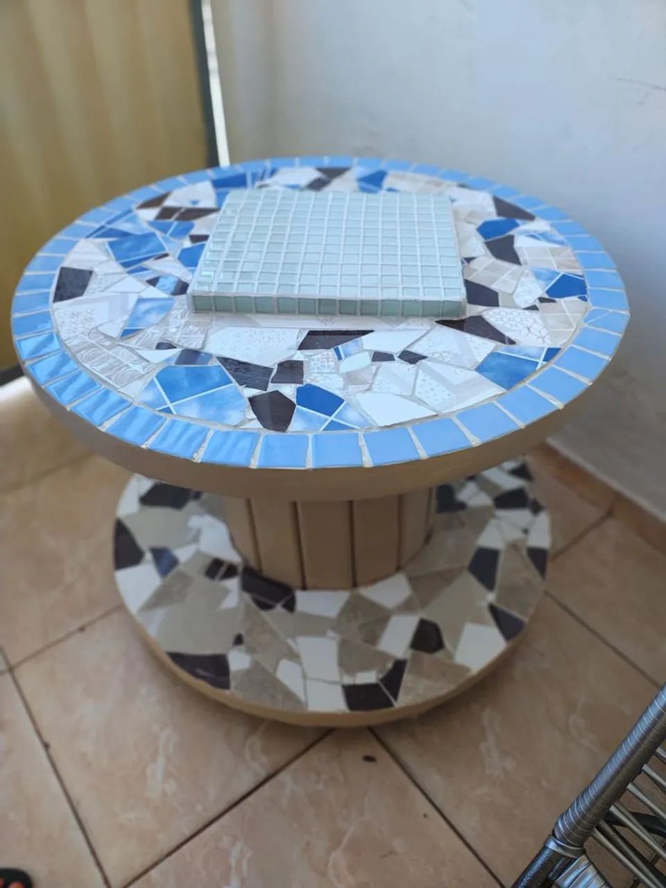 Mesa artesanal em carretel! - Foto 3
