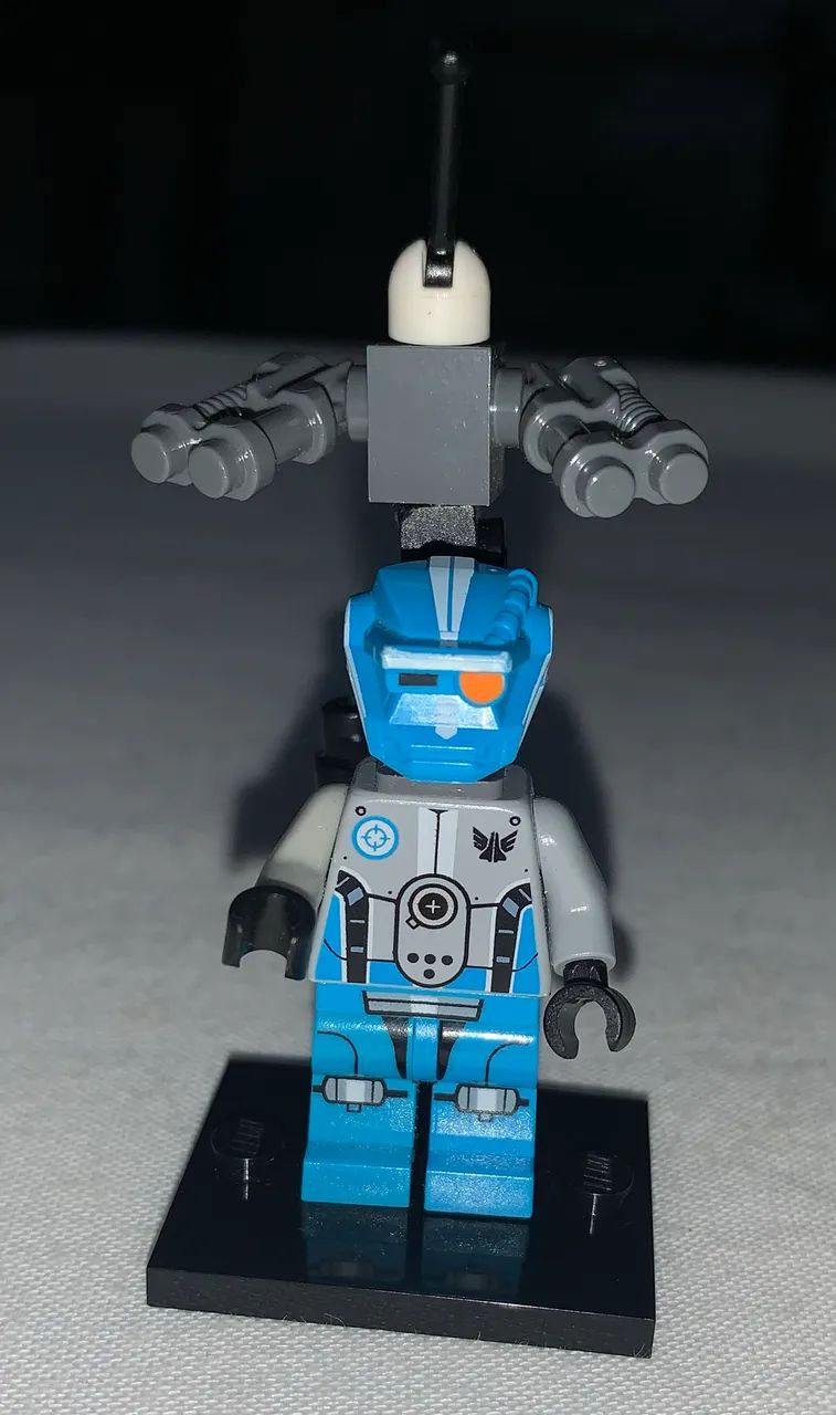 lego galaxy squad blue robot sidekick minifigure - Foto 5