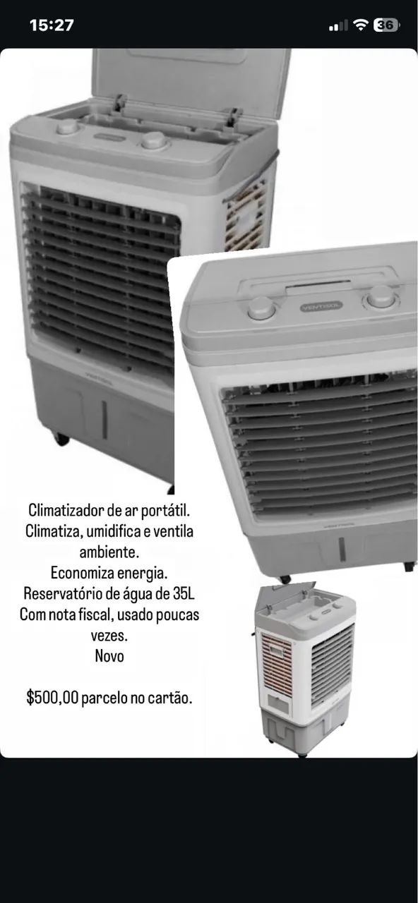 Portable air cooler
