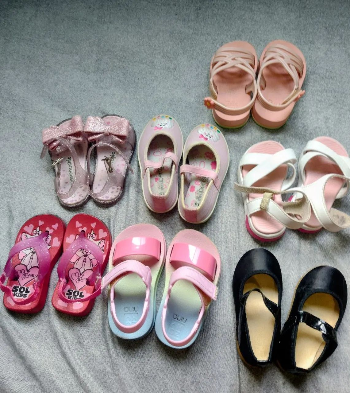Sapatos bebê - menina 