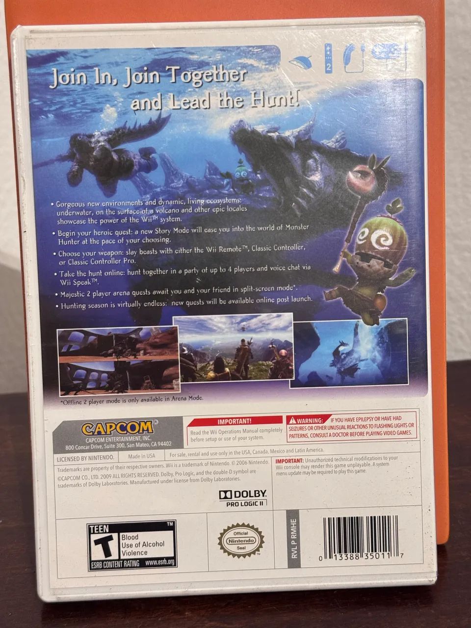 Jogo Nintendo Wii Monster Hunter Tri - Foto 3