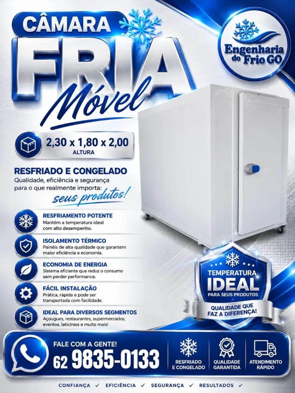Camara Fria Móvel 