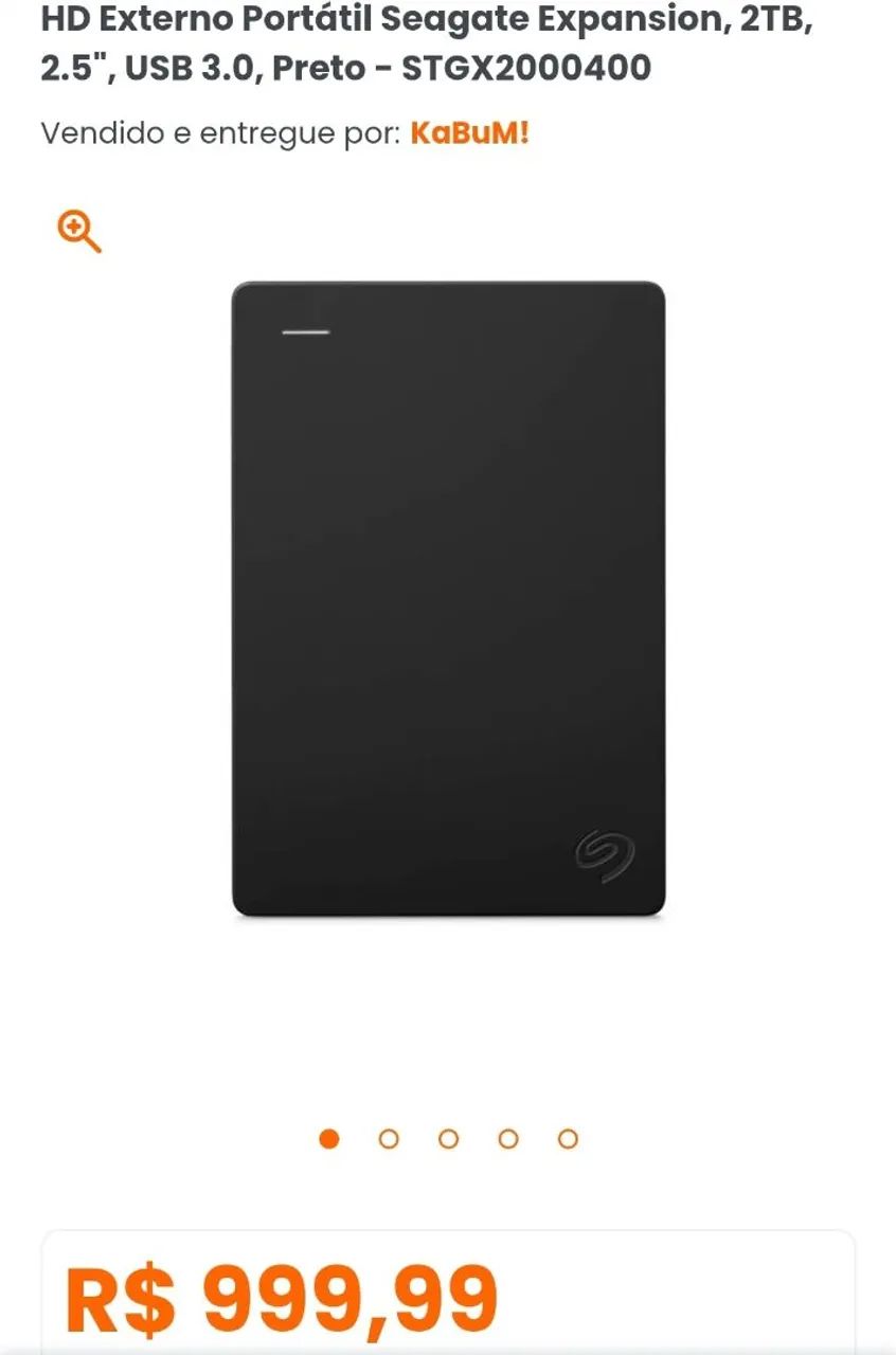 Hd externo seagate 2TB - Foto 4