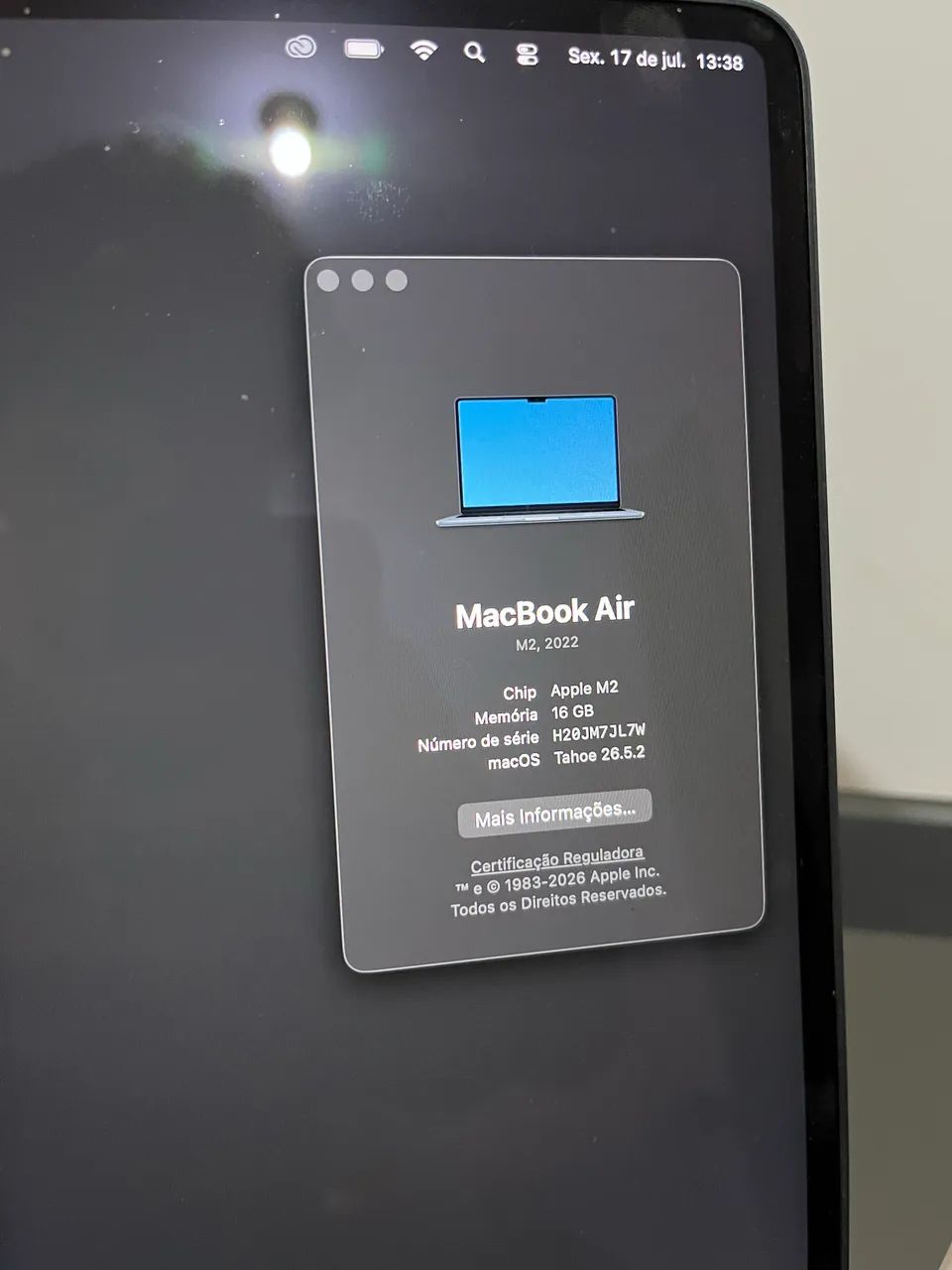 MACBOOK AIR M2 256 GB SSD e 16 GB RAM - Foto 2