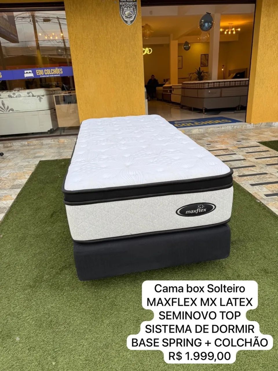 Cama Box Solteiro Maxflex SEMINOVO com ENTREGA 