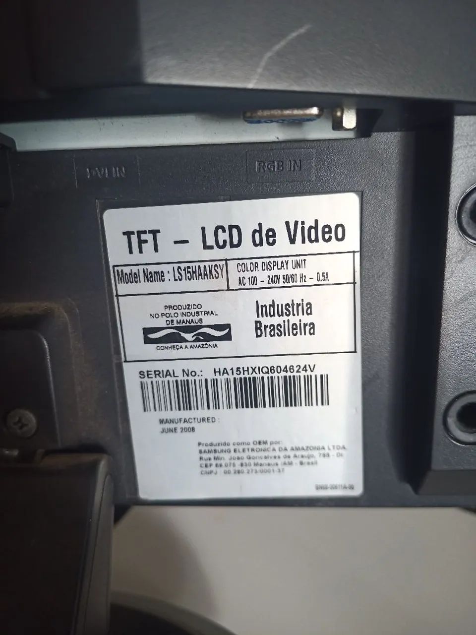 Lote com 3 Monitores LCD - Venda no Estado - Foto 5