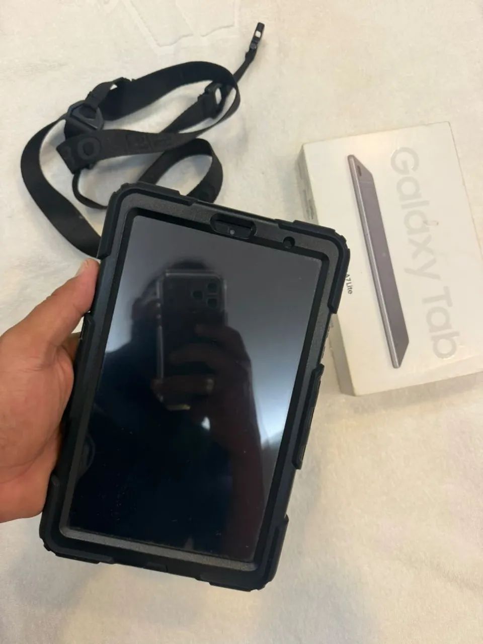 Samsung Galaxy Tab A7 Lite com Capa de Proteção - R$ 600<br> - Foto 2