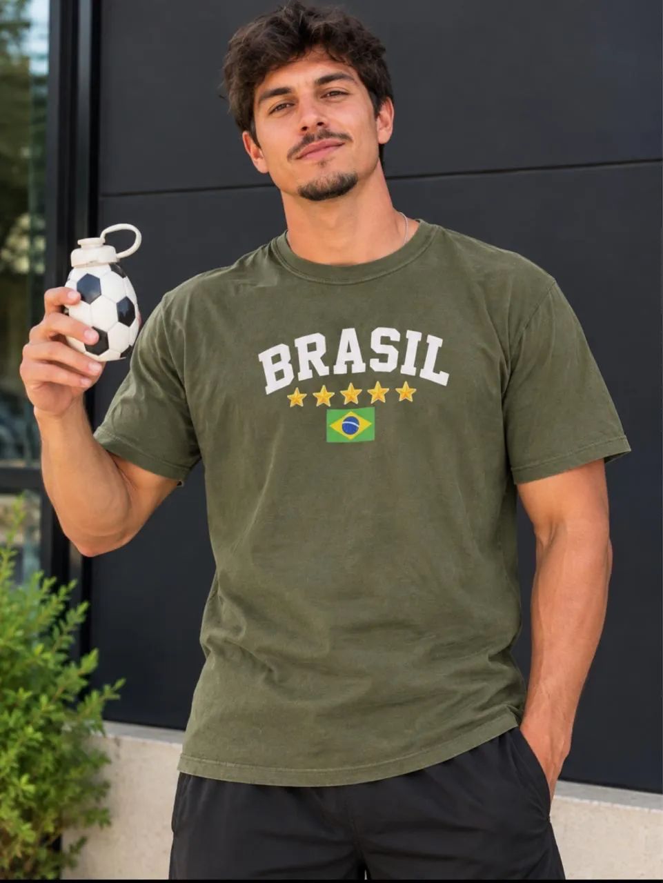 Camisa do Brasil 50, copo 15 - Foto 2