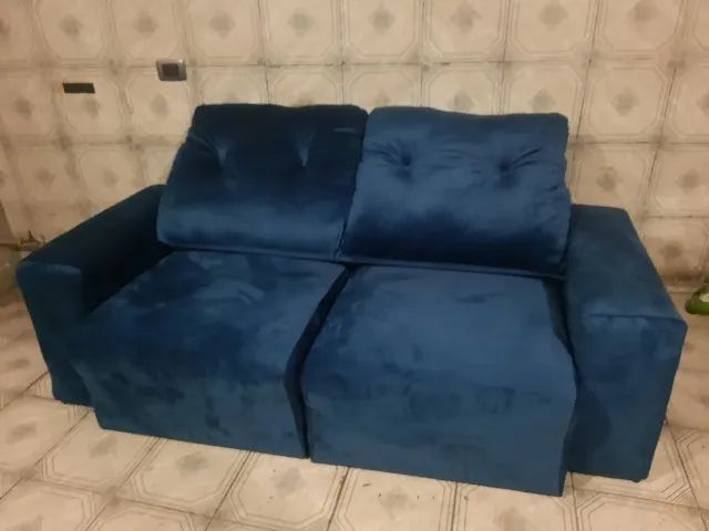 SOFA Retrátil 02 Lugares Reformado valor 700,00