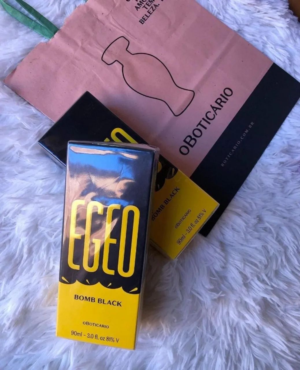 Perfume Egeo Bomb Black. O Boticário. Produto Original e lacrado. Entrega Facilitada.
