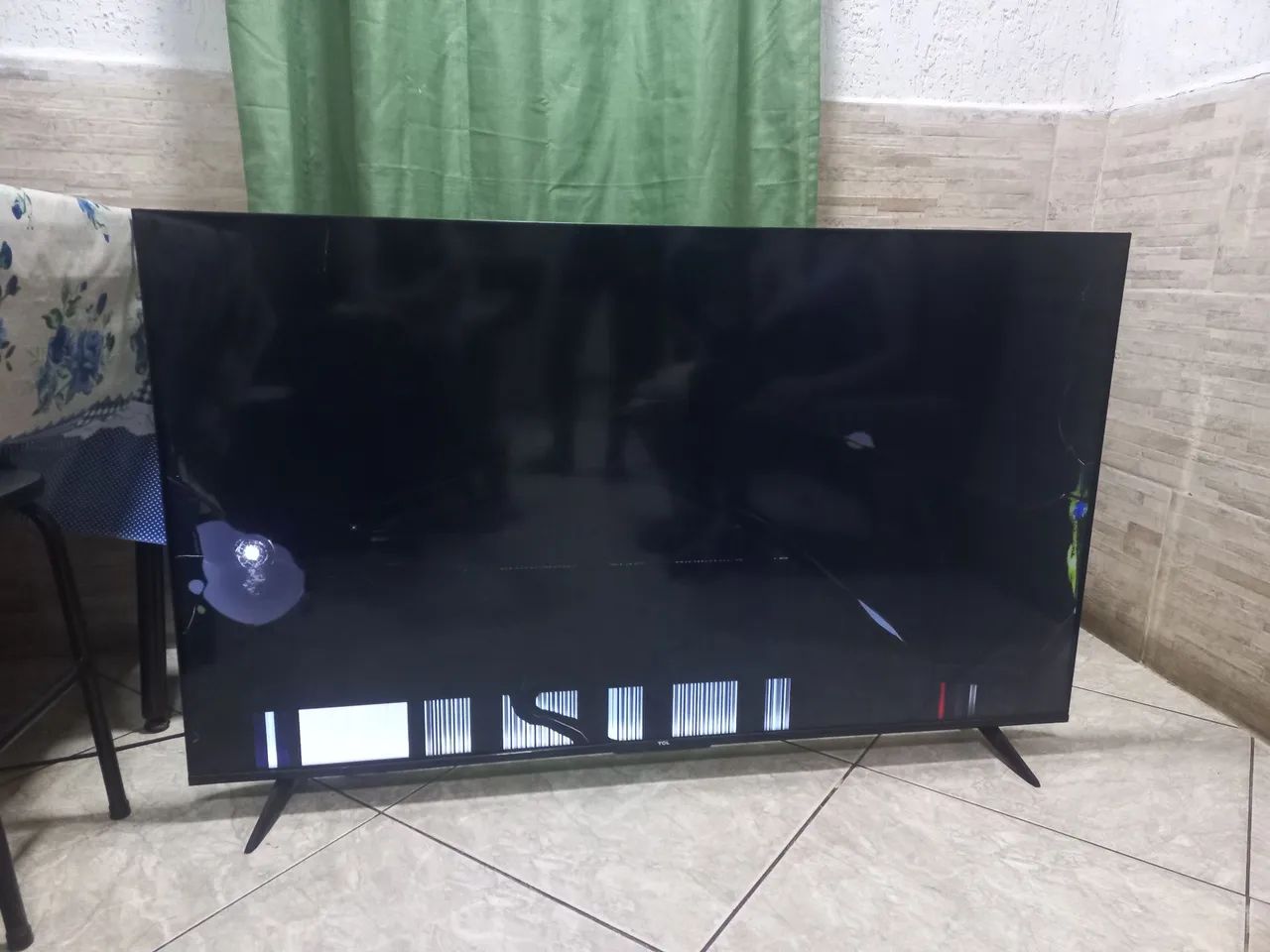Smart Tv TCL 55 polegadas com defeito