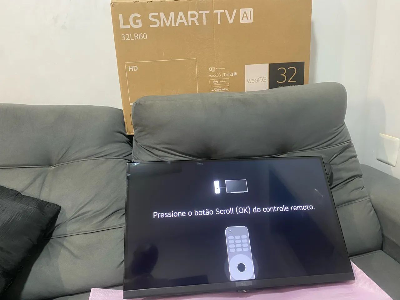 SMART TV LG 32 POLEGADAS NA CAIXA COM NOTA FISCAL - Foto 2