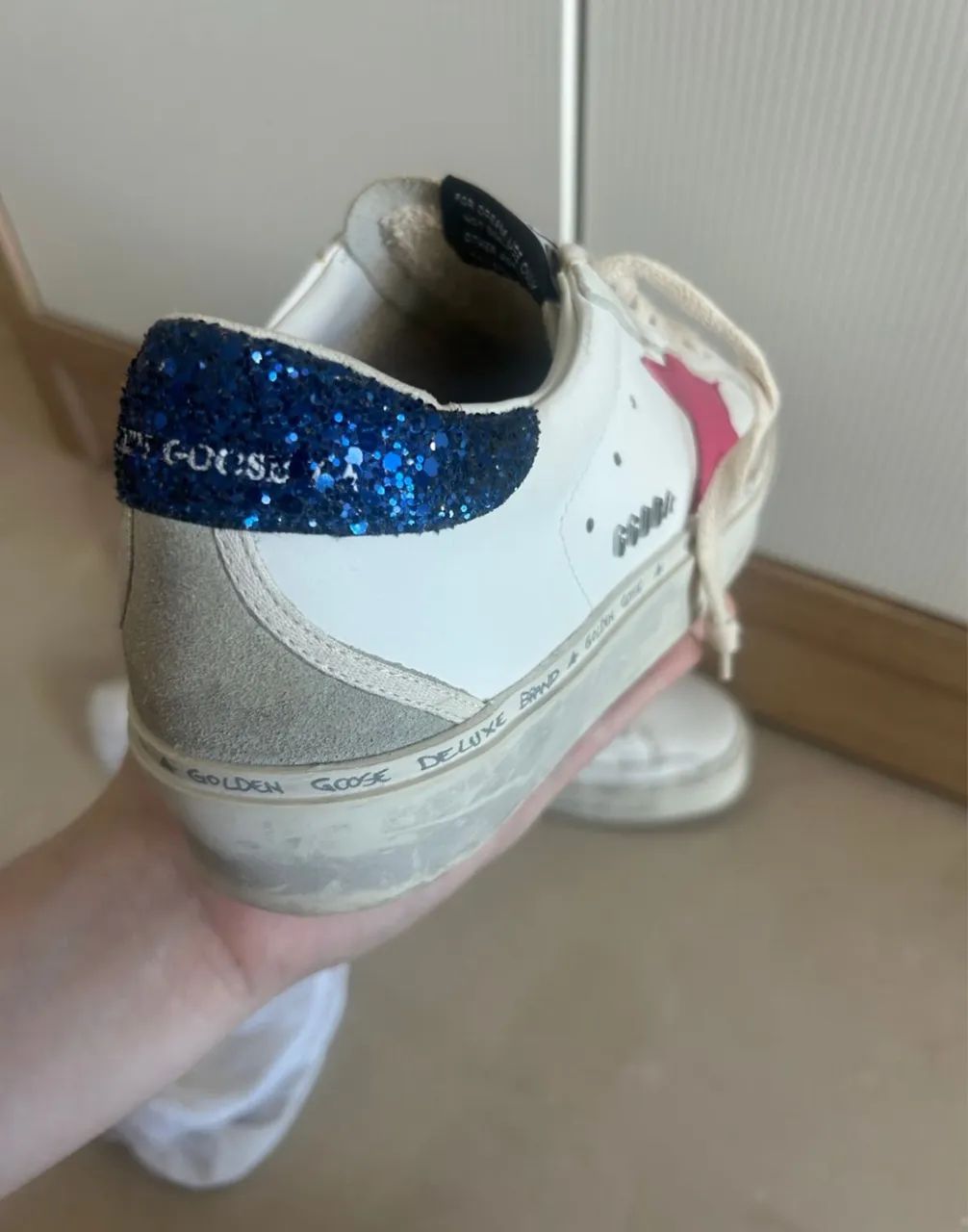 Tênis golden goose hi star branco 37 - Foto 5