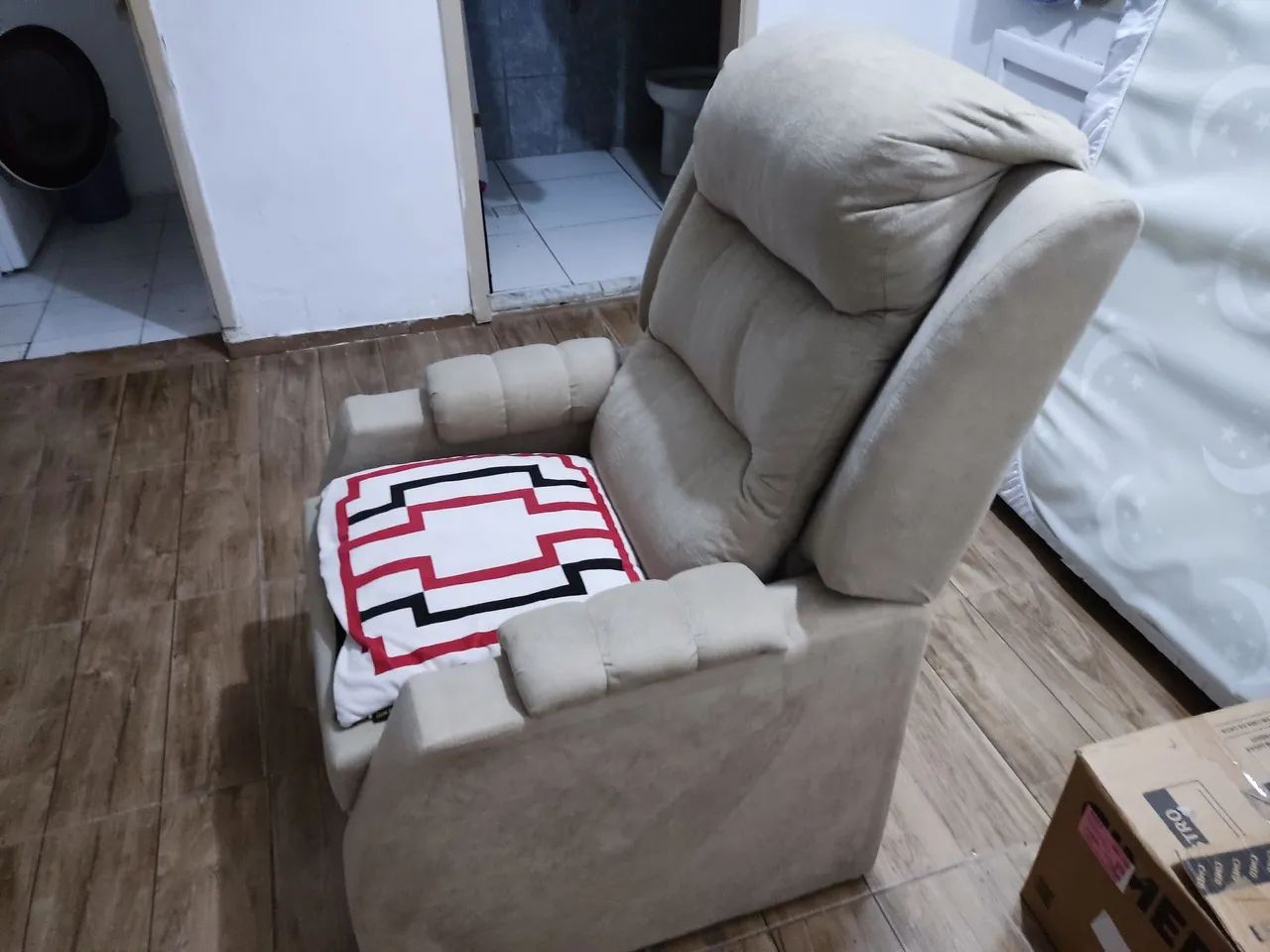 Poltrona do papai em Suede 