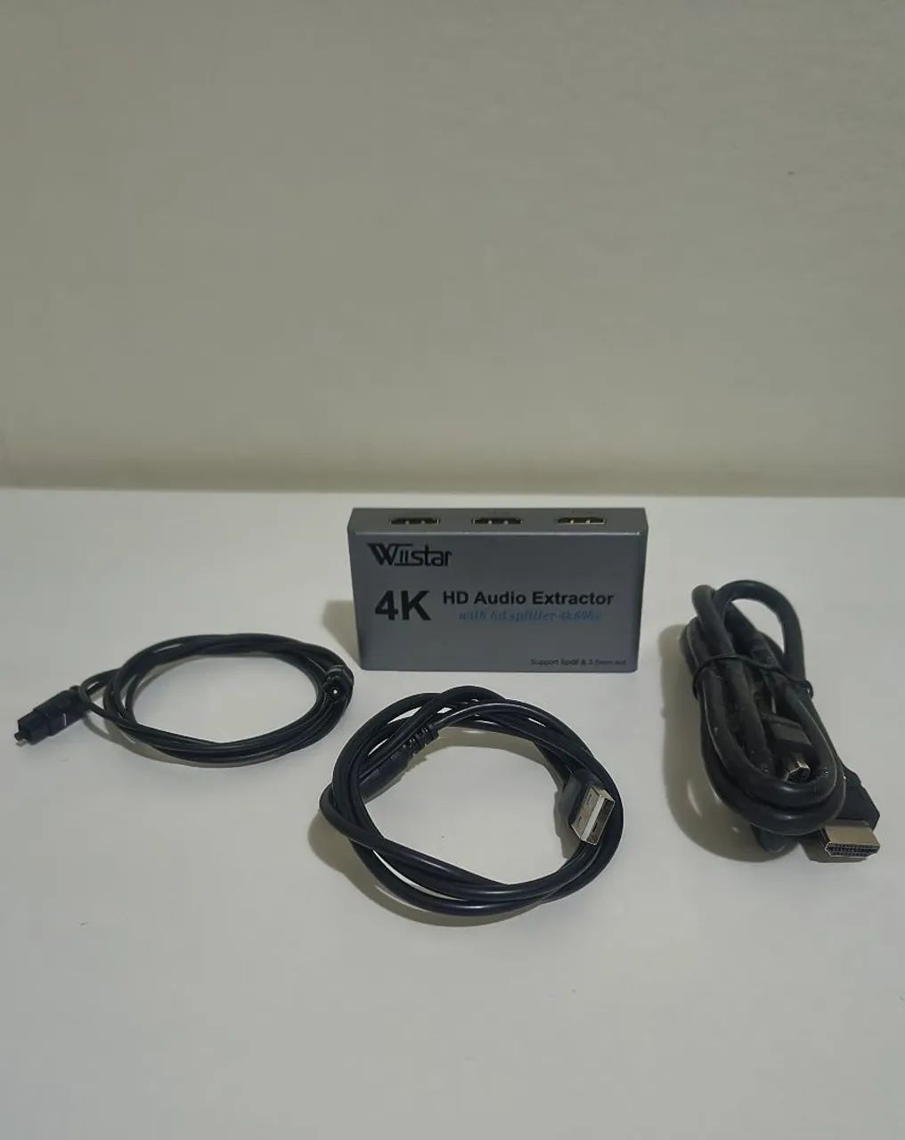 Extrator de áudio HDMI 4k.