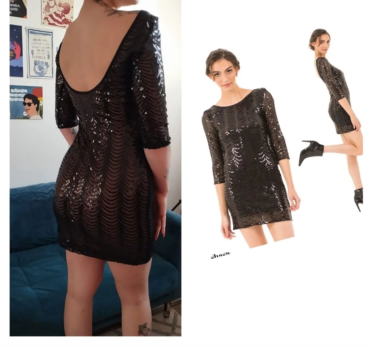 VESTIDO PAETÊ 