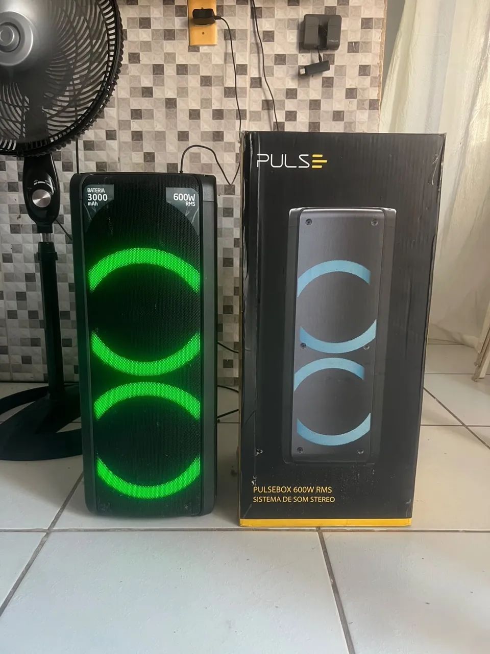 Caixa de som PULSE BOX 600W RWS - Foto 2