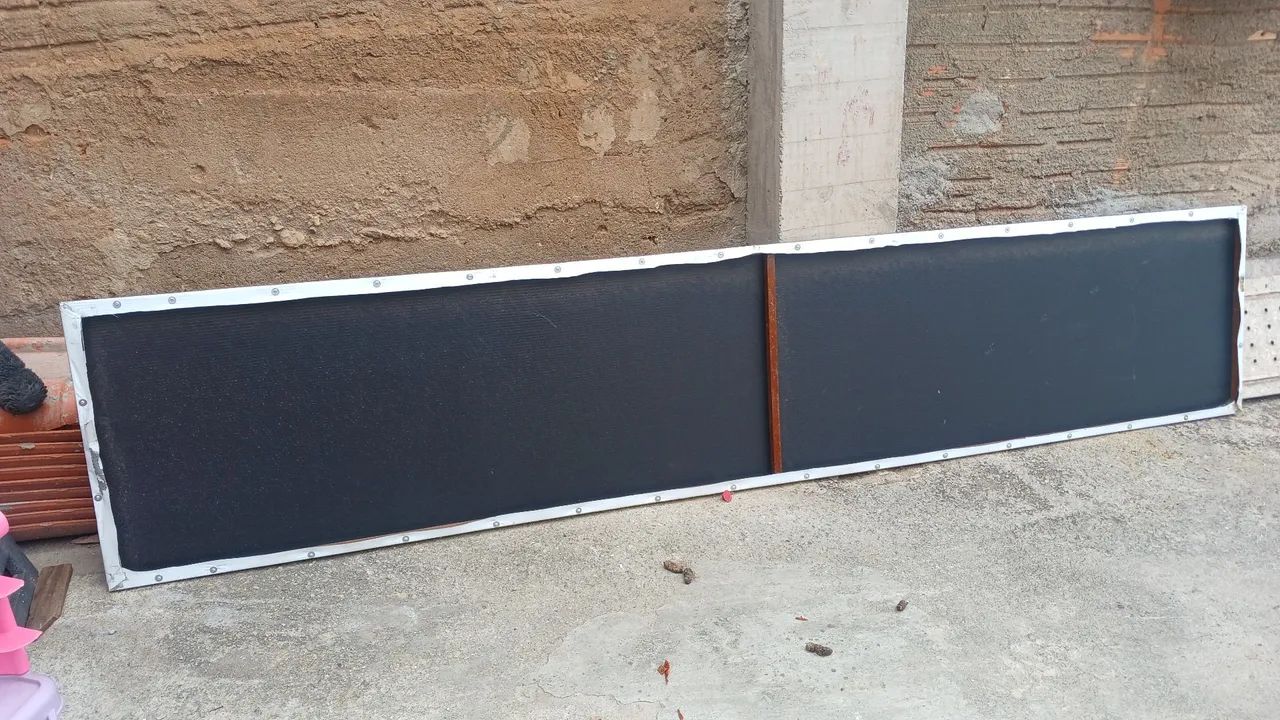 Estrutura metalica para placa 