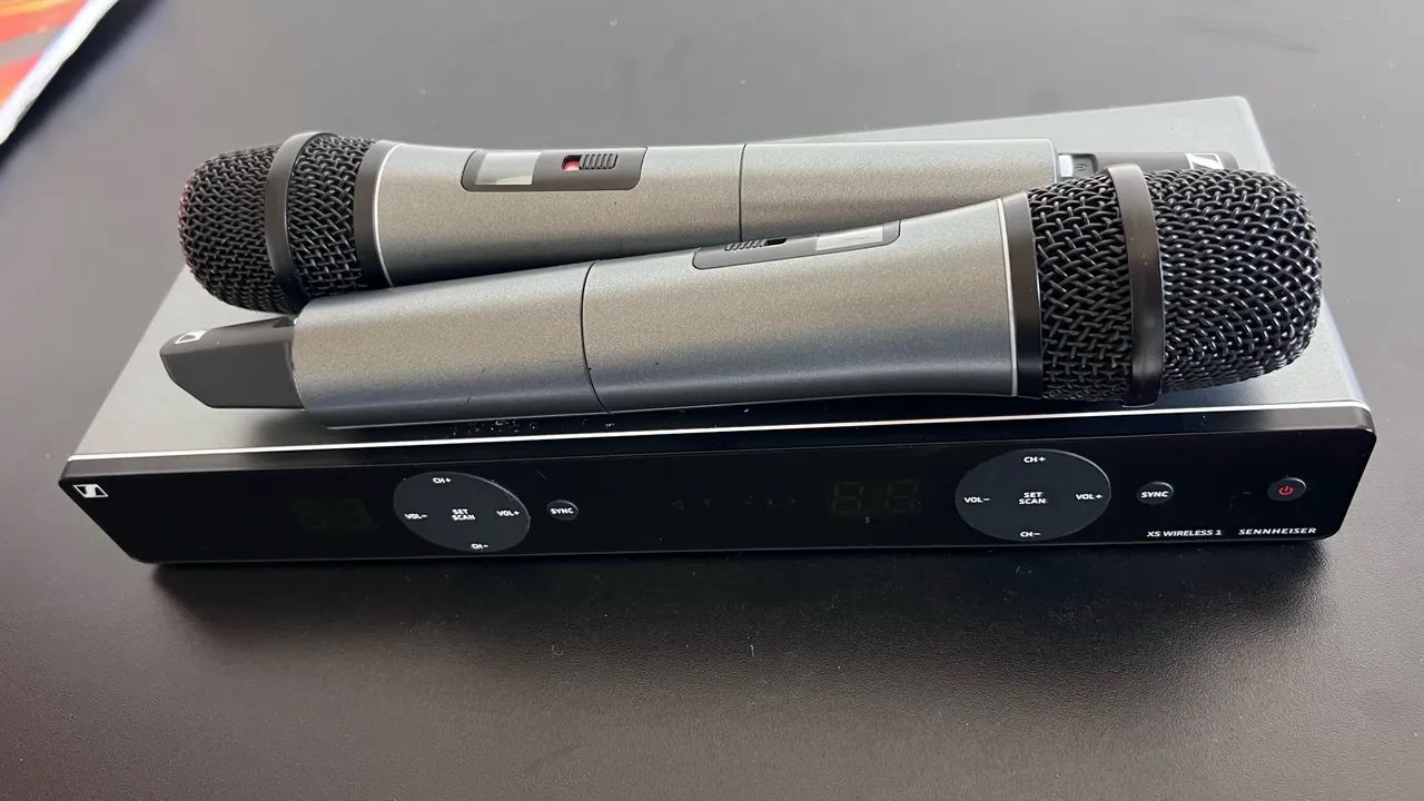 Microfone Sennheiser duplo sem fio XS wireless. - Foto 4