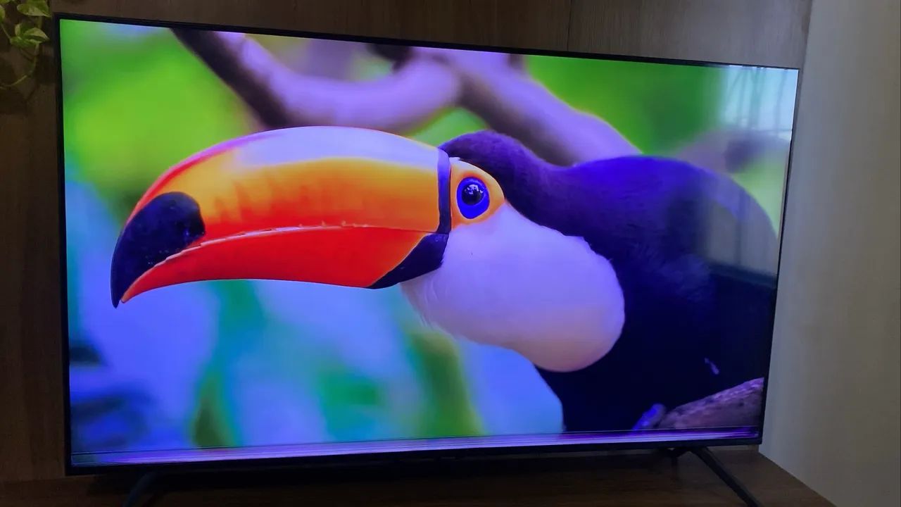 Tv Samsung smart 4k 50 polegadas detalhe que não interfere em nada  - Foto 4