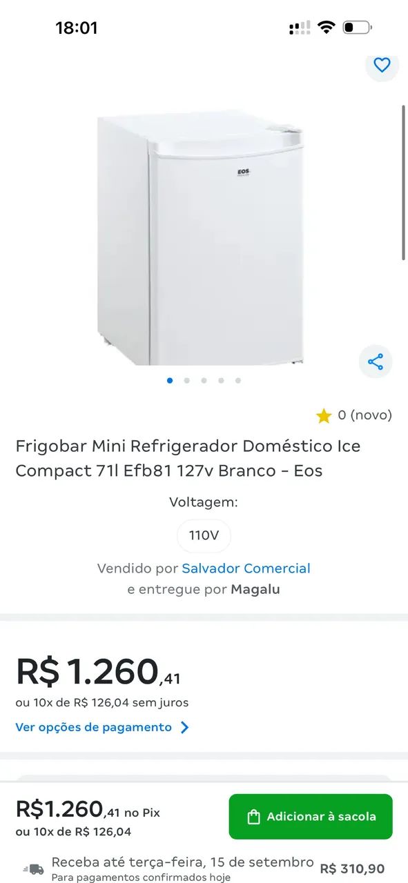 Frigobar pouco usado  - Foto 2
