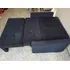 DOAÇÃO - Sofá-cama Matrix 2 Lugares, Cor Azul, Pés de PVC - Usado (Doação) - Foto 2