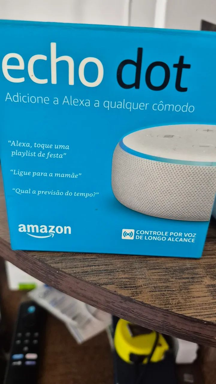 Vendo Echo Dot 3ª geração c/caixa - Foto 3