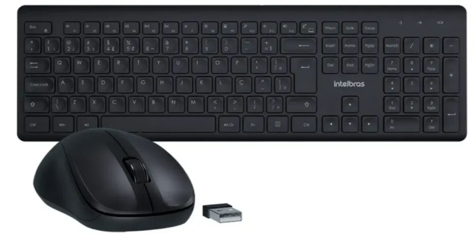 KIT TECLADO + MOUSE SEM FIO INTELBRAS CSI50 - Foto 5