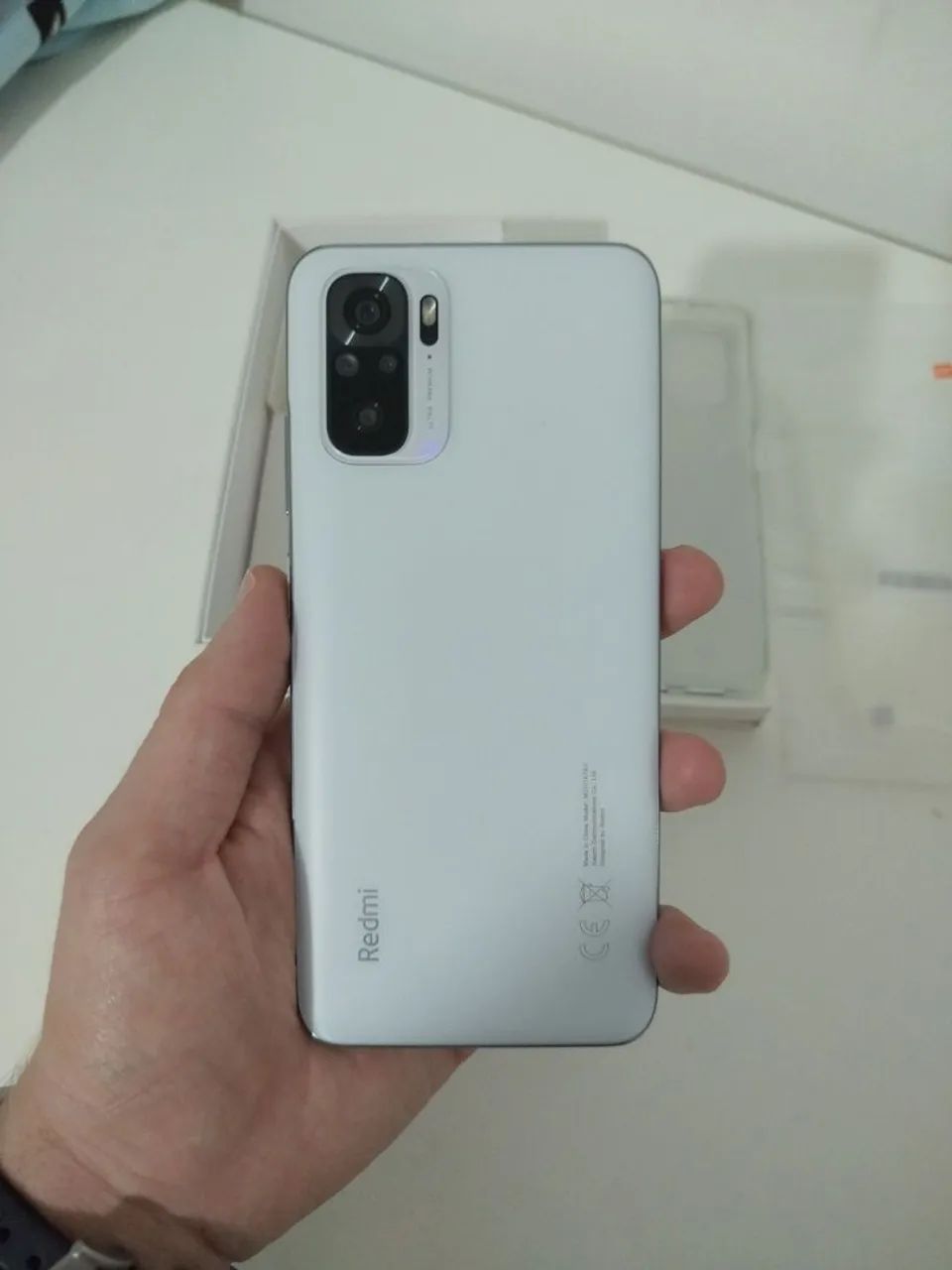 Celular Xiaomi Redmi Note 10 128GB Branco - Excelente estado - Foto 2