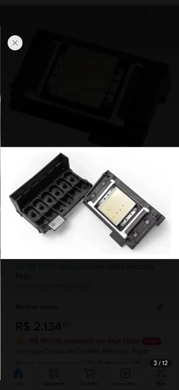 Cabeça de impressão XP600 Nova  - Foto 2