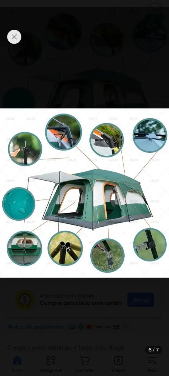 Barraca de camping - Foto 2