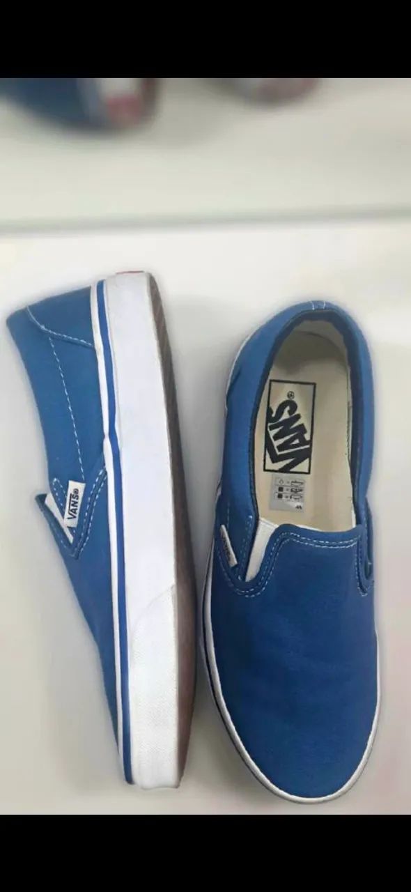 Tênis Vans Slip-On Navy Azul  - Foto 2