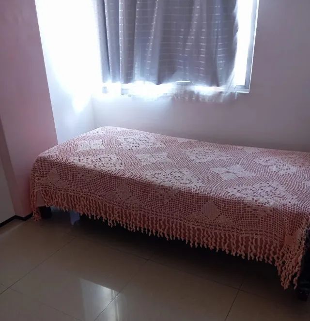 Colcha Cobre Leito Solteiro Crochê feito a mão 