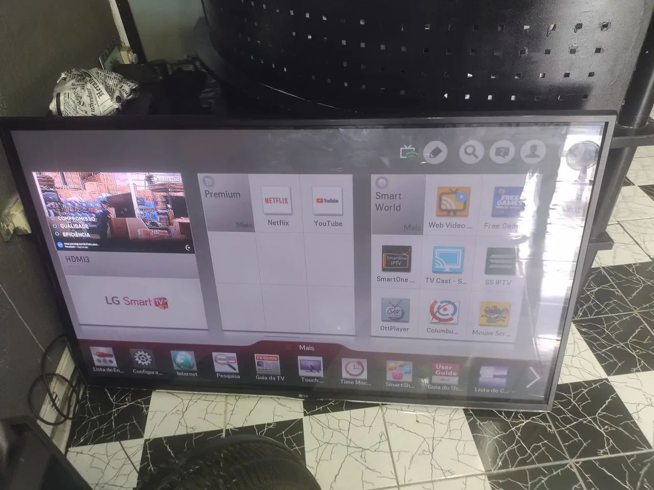 Vendo Smartv lg 65 polegadas top de linha em estado de nova conforme fotos R$ 2500,00