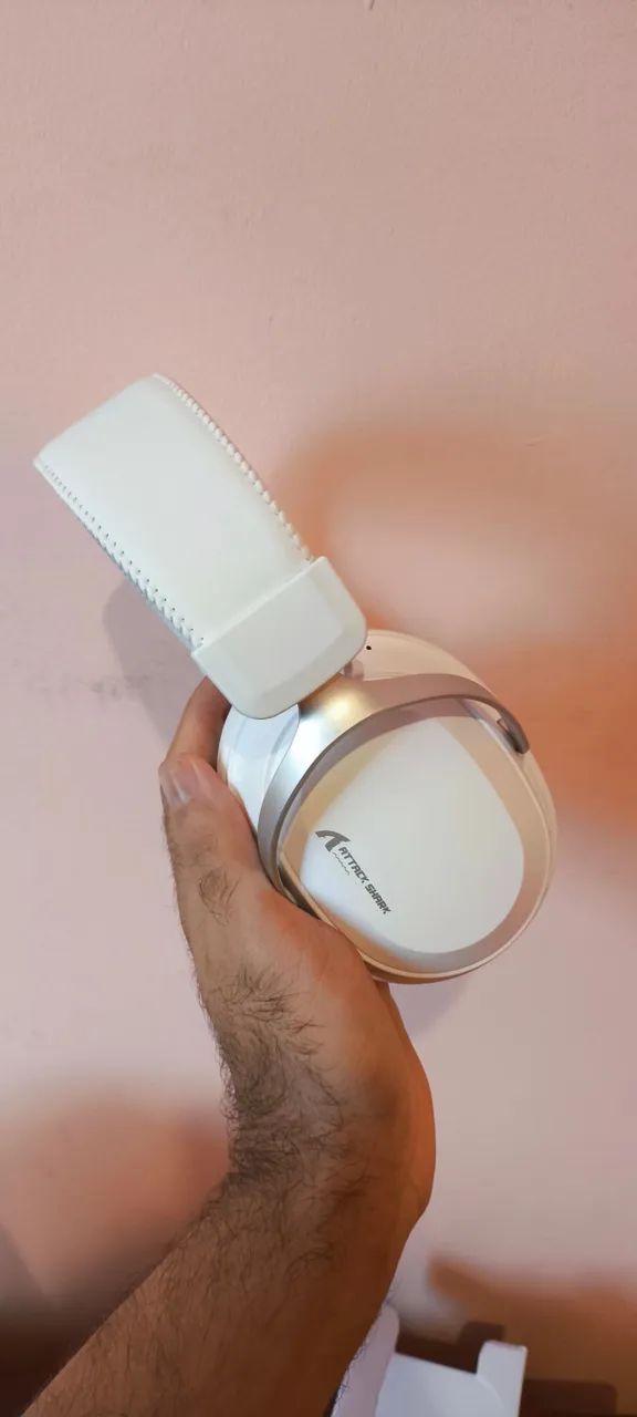 Headset Attack Shark L30 Pro Branco | 2.4G + Bluetooth. PC, PS5, Xbox, Nintendo Switch e c - Foto 5