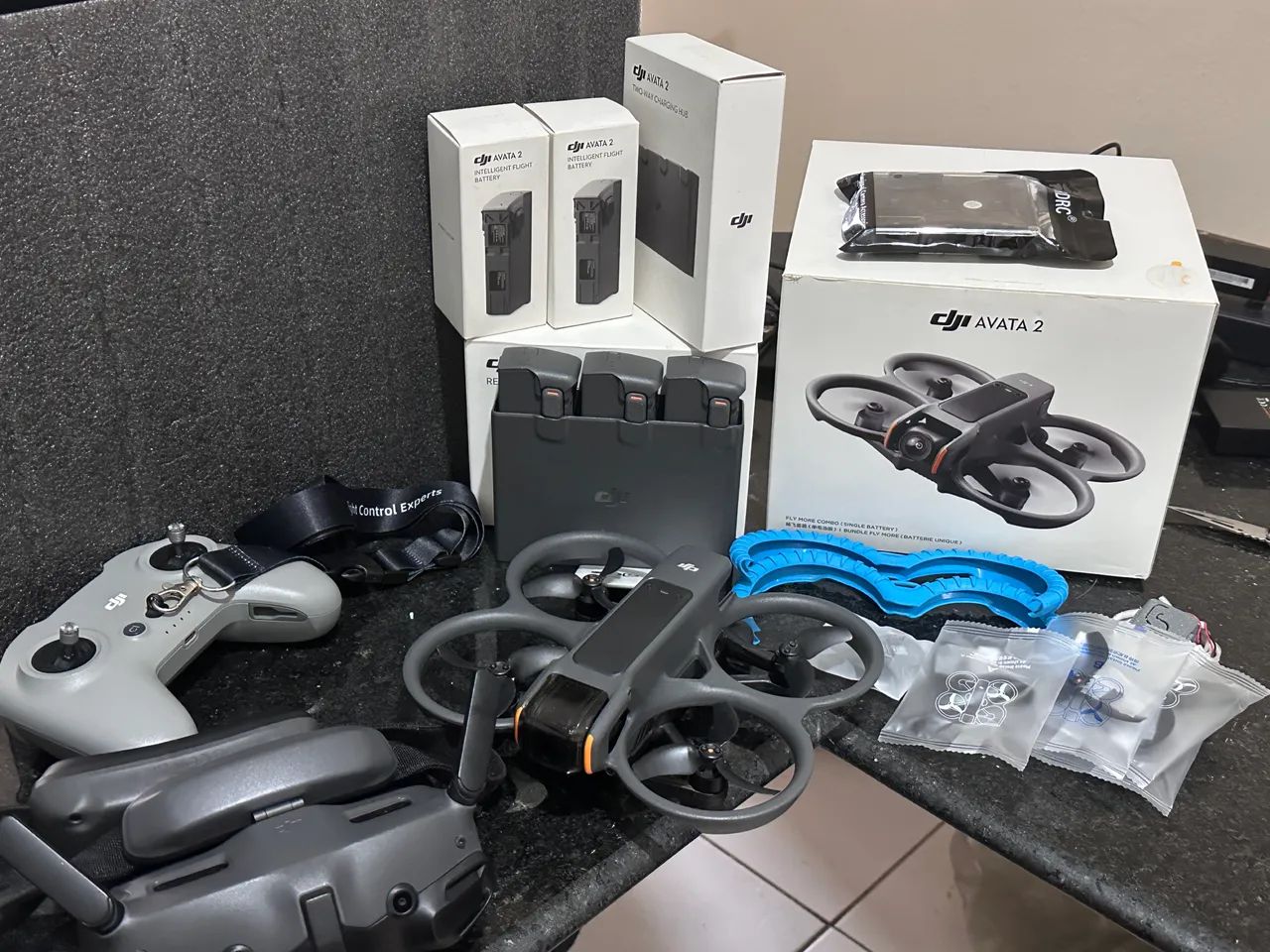 Drone DJI AVATA 2 combo + acessórios 