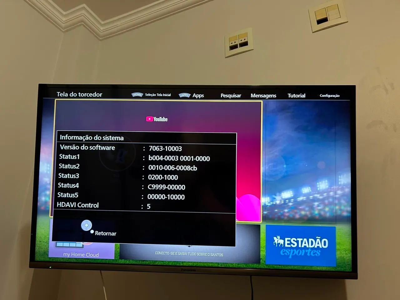 Smart tv Panasonic TC 39AS600B 39 polegadas