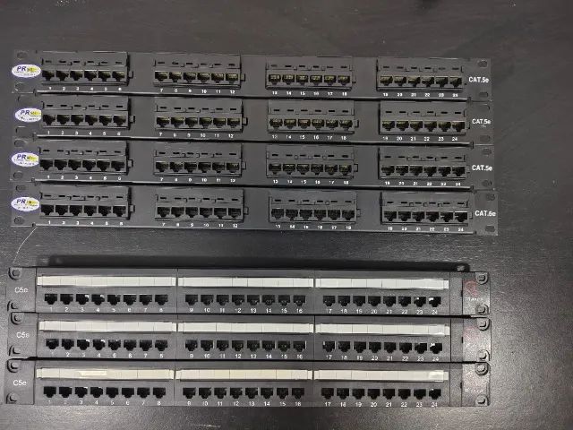 Patch Panel 24 portas Cat5 - Foto 3