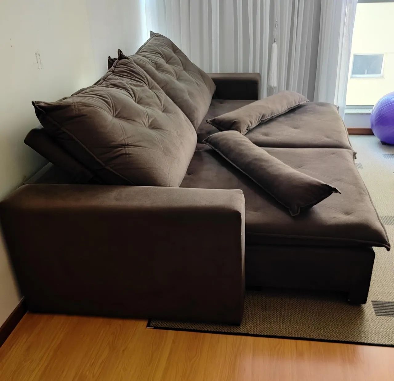 Sofá reclinável grande ótimo estado - Foto 4