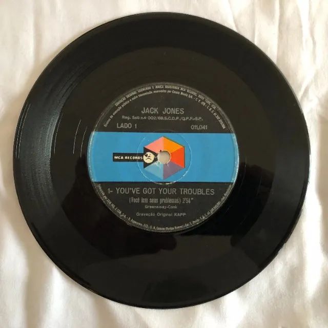 Jack Jones: You've Got Your Troubles (1969) Vinil Compacto - Foto 4