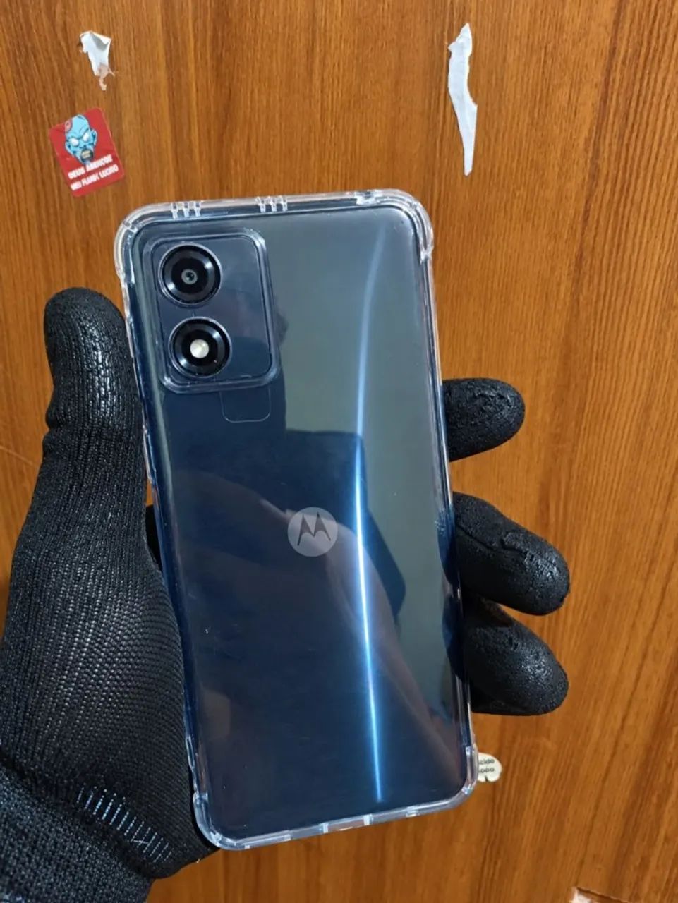 Moto e 13 revisado, com película capinha e fone de brinde  - Foto 2
