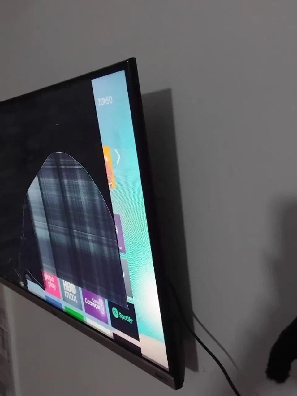 Tv Roku tela quebrada 