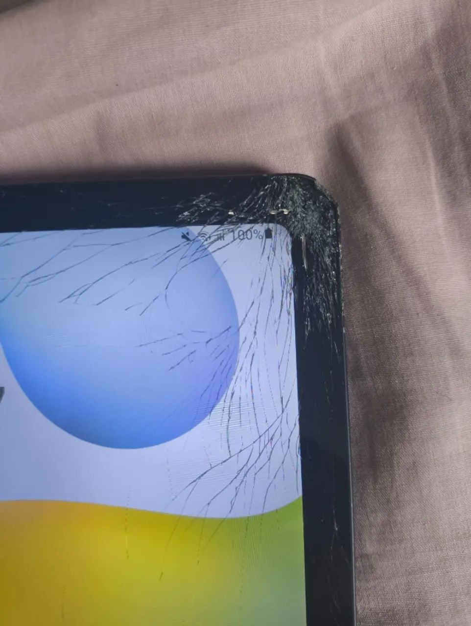 Tablet S6 Lite - Tela trincada - Foto 2