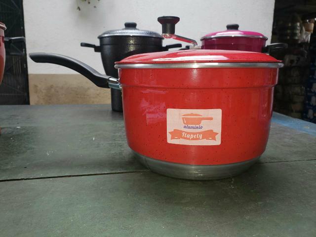 Pipoqueira de aluminio