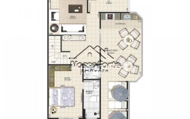 Apartamento no Caiçara em Praia Grande - Foto 18