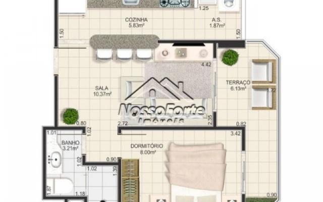 Apartamento no Caiçara em Praia Grande - Foto 16